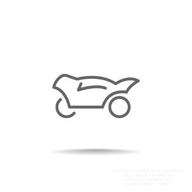 Basit web satırı motosiklet