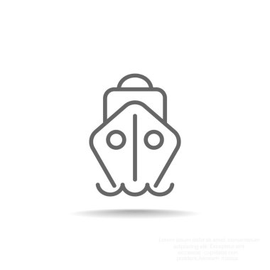 Kargo gemisi simgesi