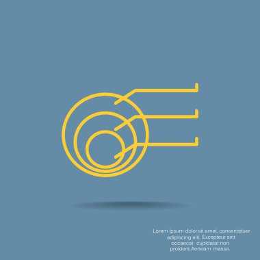 Yuvarlak Infographic web simgesi