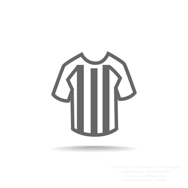 Ícone de camiseta de futebol —  Vetores de Stock