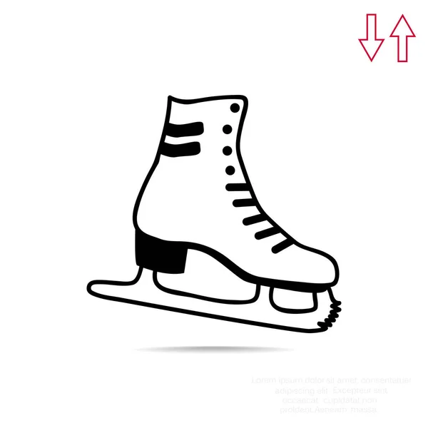 Skate sapato web ícone —  Vetores de Stock