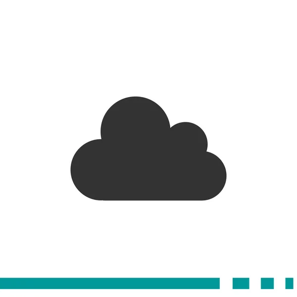 Cloudopslagpictogram — Stockvector