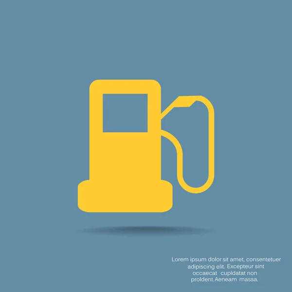 Ícone do posto de gasolina —  Vetores de Stock