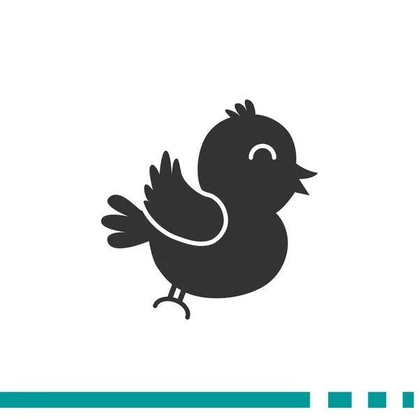 Web vogel pictogram — Stockvector