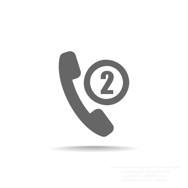 Web telefoonpictogram — Stockvector