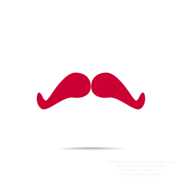 Icono web de bigote — Vector de stock