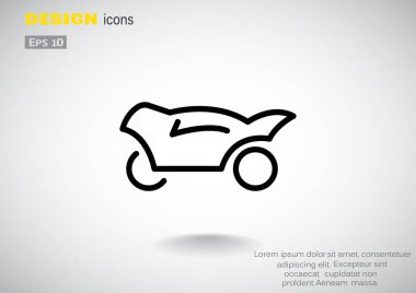 Basit web satırı motosiklet