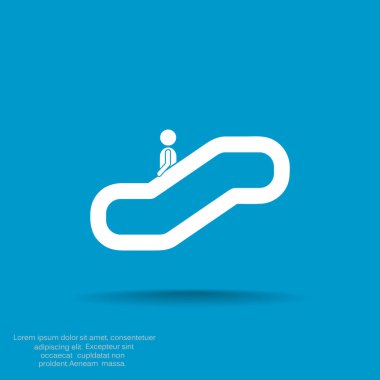 Yürüyen merdiven web simgesi