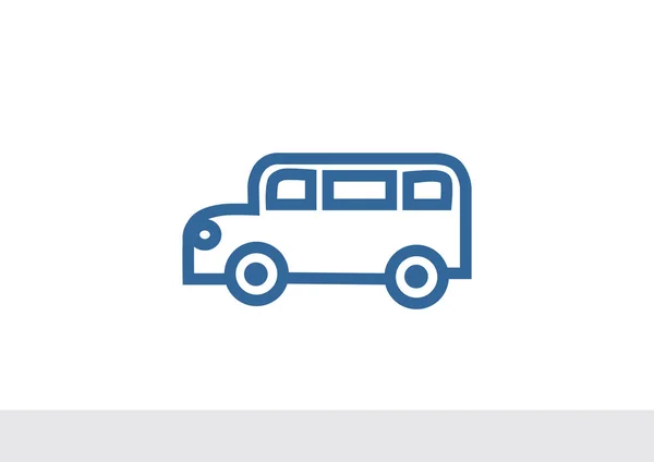 Web-Ikone Bus — Stockvektor