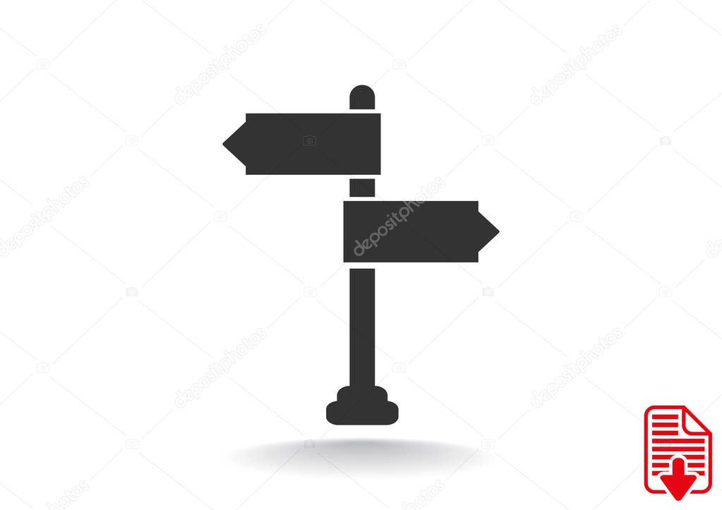 signpost web icon