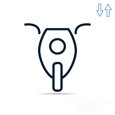 Basit web satırı motosiklet