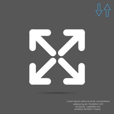 Kare simgesi dört ok