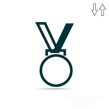 Madalya basit simgesi