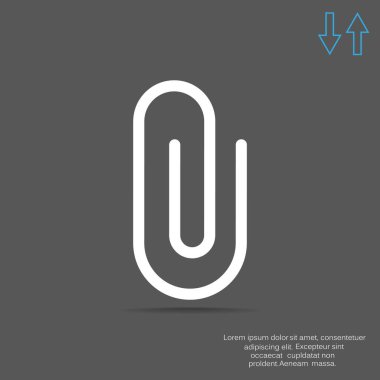 Basit klips web simgesi