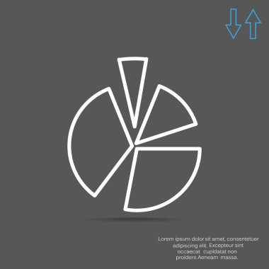 Yuvarlak Infographic web simgesi