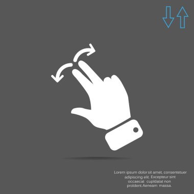 Dokunmatik ekran web simgesi