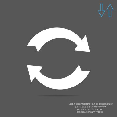 döndürme oklarını bir daire içinde 