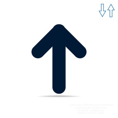 Ok yukarı Web simgesi