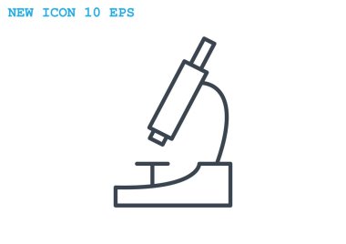 Basit mikroskop simgesi