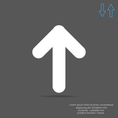 Ok yukarı Web simgesi