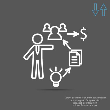 İş basit web simge kümesi