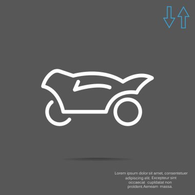 Basit web satırı motosiklet
