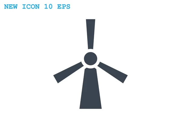 Windmolen web pictogram — Stockvector