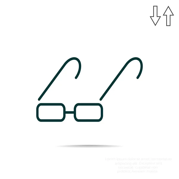 Brille einfaches Symbol — Stockvektor
