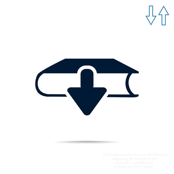 Réserver Flat Icon — Image vectorielle