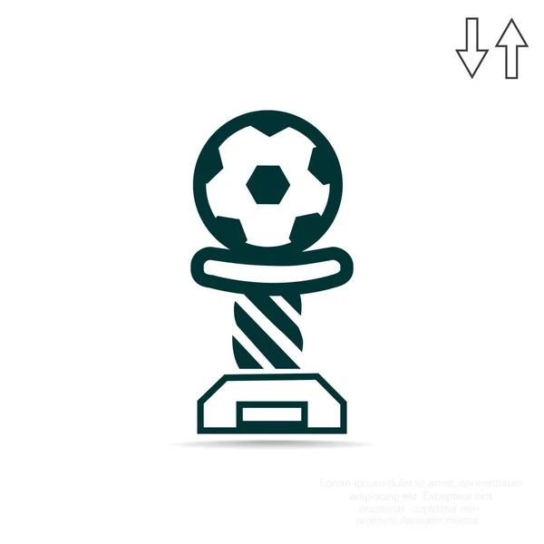 Bola simple icono — Vector de stock