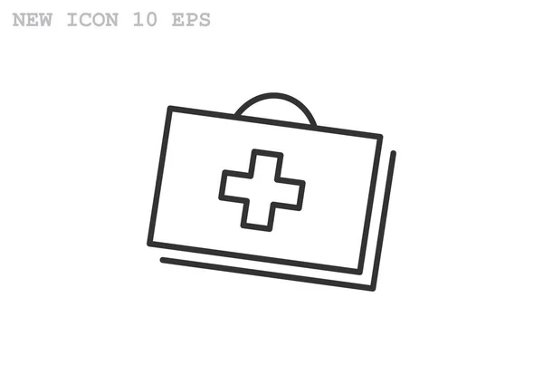 Medische geval web pictogram — Stockvector