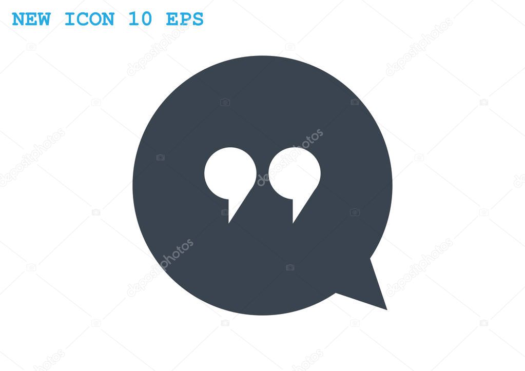 Dialog web icon
