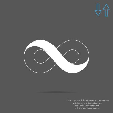 Sonsuzluk sembolü web simgesi 