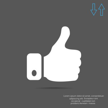 Basit simgeyi parmakla