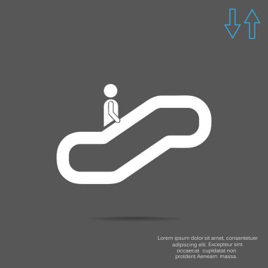 Yürüyen merdiven web simgesi