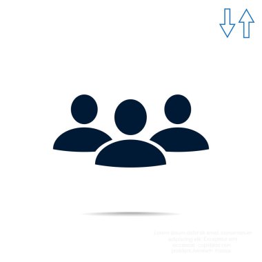 Grup insanların web simgesi