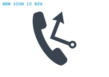 Telefon basit simgesi