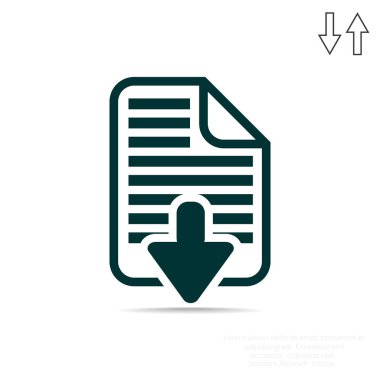 Download dosya web simge