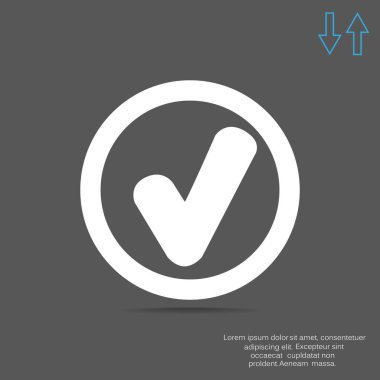 Onay işareti web simgesi