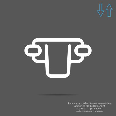 Basit bebek bezi web simgesi