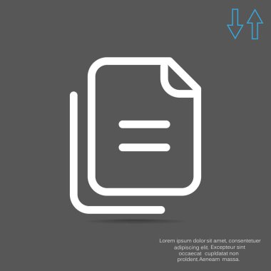 Dosyaları veya belgeleri web simgesi