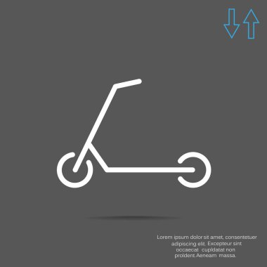 Scooter için çocuk simgesi