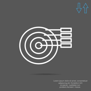 Yuvarlak Infographic web simgesi