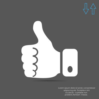 Basit simgeyi parmakla