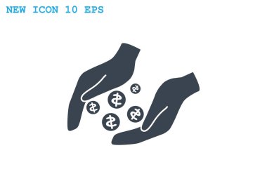 sadaka, web simgesi vermek