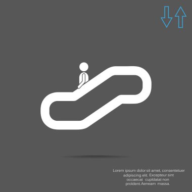 Yürüyen merdiven web simgesi