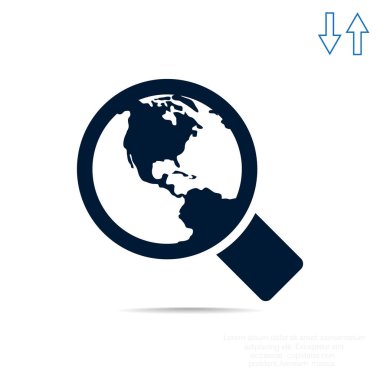 Basit büyüteç simgesini