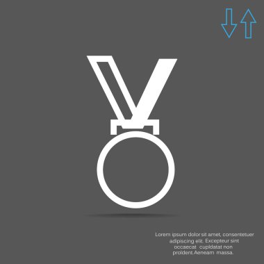 Madalya basit simgesi