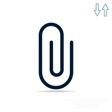 Basit klips web simgesi