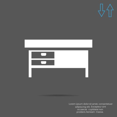 Basit ofis Resepsiyon simgesi